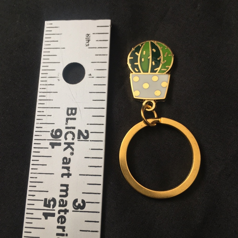Trendy 3pc. Cactus Keychain Set - Picture 6 of 6